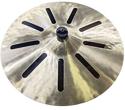 Piatti Ride per Batteria B20 18 20 Piatto Crash con 9 Fori Piatto Fatto A Mano Pezzo per Piatto Professionale Piatti del Batterista (Color : 18)