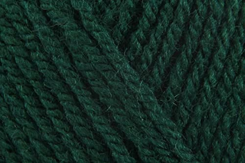 Sirdar Hayfield Bonus DK Fil à crochet, 100 % acrylique double laine à tricoter pour pulls, pulls, jouets – Pelotes de 100 g – Vert bouteille (839) – Lot de 5