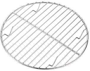 camping moon Runder AbkühlgitterEdelstahl Kuchengitter Auskühlgitter zum Backen Kühlen Dämpfen, Idea für Topf/Ofen/Backform/Kuchenform (21cm)