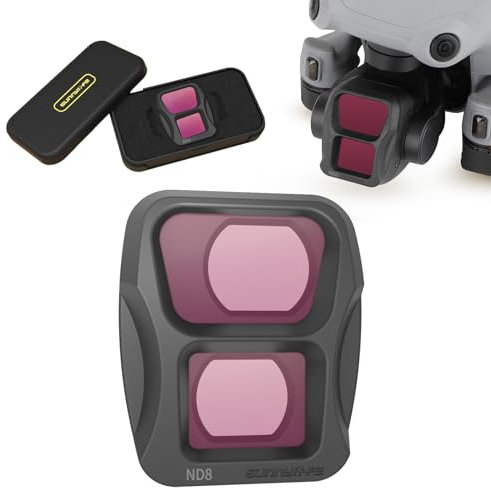 MotuTech Filter für DJI AIR 3 Objektivfilter, Neutraldichtefilter, UV-Filter, Polarisationsfilter HD (ND8)