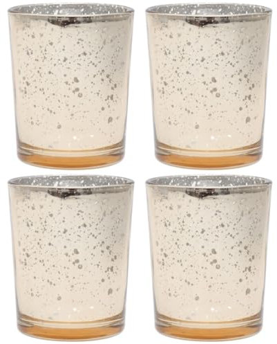 Ciieeo 4 Piezas Portavotivas De Vidrio Tarros para Hacer Velas Vasos De Vidrio para Candelita Tarros De Velas Únicos Candelabro De Candelabro De Vidrio Terrario Decorar con Cubierta