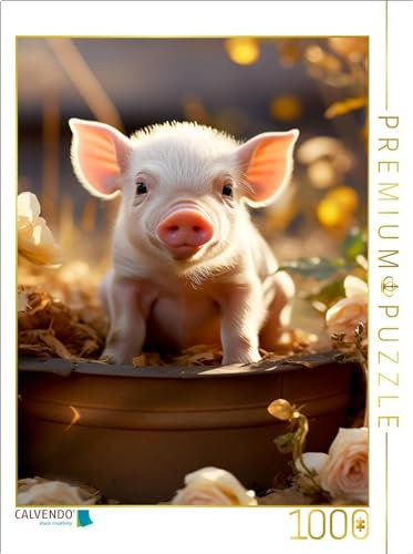 CALVENDO Puzzle Im Trog | 1000 Teile Lege-Größe 48 x 64 cm Foto-Puzzle für glückliche Stunden