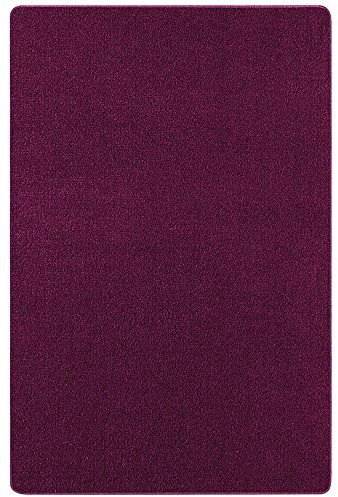 Teppich Boss - Design Kurzflor Teppich Nasty Uni einfarbig, Größe:200x300, Farbe:Violett