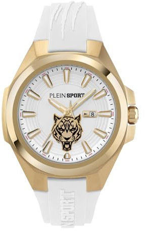 Plein Sport Herren Uhr Analog Quarz TIGERMASTER PS7BA0224 Silikon