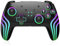 Hauibela Switch Pro Controller mit Veränderbare Coole RGB Lichter/6 Achsen Gyroskop/Dual Vibration/Turbo/Aufwachen, Präzise Gamepad, Wireless Controller für Switch/Lite/OLED Konsole