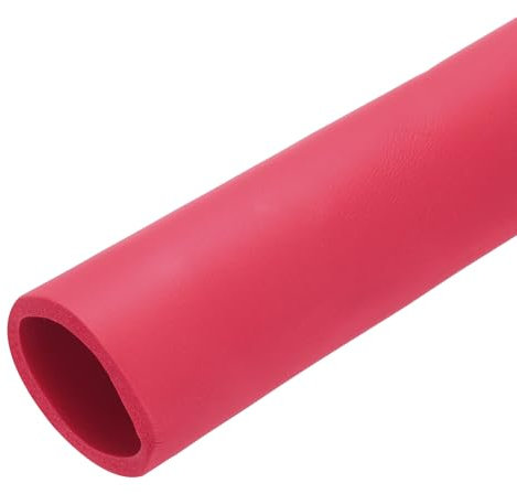 sourcing map Rohrisolierung, Schaumstoffrohr, Isolationsrohr, 40 mm, Innendurchmesser: 50 mm, Außendurchmesser: 50,8 cm, Wärmeerhaltung für Griffstütze, Rot