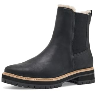 TOMS Bennet Leather Women's Dark Brown Boots