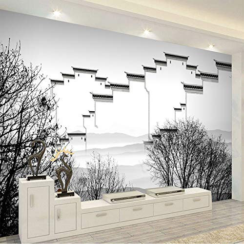 GOKSEL Papier Peint déco poster Grand arbre Taille:L200CMxH175CM Déco et photo murale Qualité HD Intissé Chambre Salon Decoration