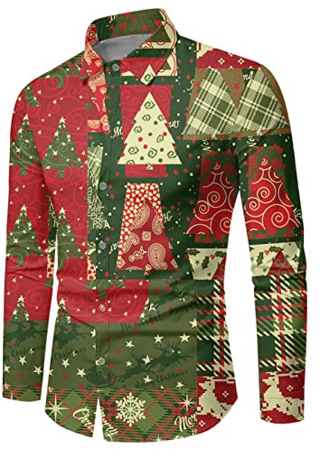 Ugly Shirts Men Men's Shirts Long Sleeve Oxford Mens t-Shirts Mens Nightshirt Bodysuit Funny for Men Overshirt Big and Tall Dress Men's Sherpa Jackets