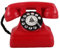 Warmhm Telefonverzierung Vintage-Telefon Dekorative Telefon Hoteltelefon Telefon für Wohnzimmer Telefon für Zuhause Kabelgebundenes Telefon Telefonmodell mit Wählscheibe Kunstharz Rosa