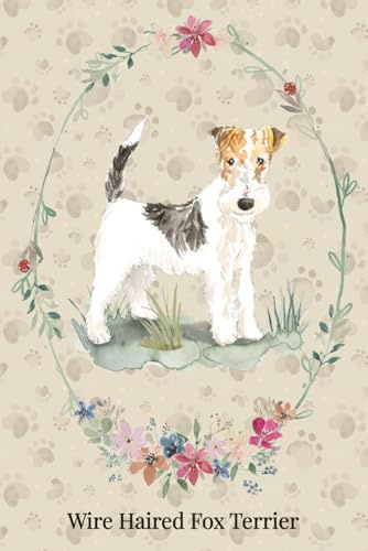 Wire Fox Terrier Notebook: 120-Page Lined Notepad with Watercolor Art & Breed Tribute – Notebook for Dog Lovers, Journaling & Gift Giving