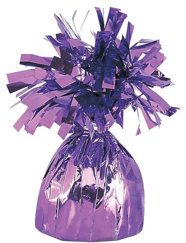 Unique 85648 Foil Balloon Weight-Lavender Colour-1 Count (Pack of 1)