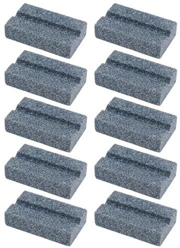 EMSea 10 Stück Dartspitzer 25 X 15 X 6 Mm Zum Entfernen von Graten für Dartspitzen Flights Pfeilscheren Dartspitzenschärfer Metallgratentferner Spitzer Tragbar Grau