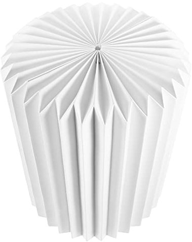 MAGICLULU Papier-stehlampenabdeckung Zylinderförmig Für Deckenlampen Moderne Lampenschirme Aus Robustem Papier Plissierter Lampenschirm Als Schreibtischlampenzubehör Lampenschirmersatz Für k