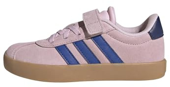 adidas Unisex Kids VL Court 3.0 Hook and Loop Shoes Kids, Clear Pink/Team Royal Blue/Gum 3, 13.5 UK Child