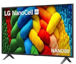 LG Televisor NanoCell 43NANO80A6B 43'- Ultra HD 4K- Smart TV- WiFi