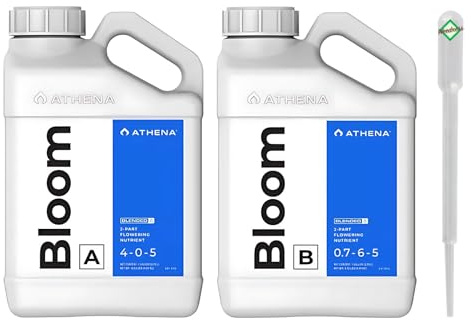 Weedness Athena Bloom A&B Dünger A&B 7,56 Liter - Dünger Pflanzen Grow Anbau Indoor Tomaten Rasen Orchideen