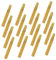 Homoyoyo 50pcs Glitter Glue Pens Shiny Gold Crafting Tools for Scrapbooking Card Making and Creative Activities Smooth Application Durable Results