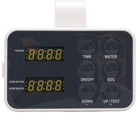 Fafeicy di Irrigazione Interno a Pioggia Automatica di Impianti IP65, Kit di Irrigazione a Goccia Programmabile per Piante, Ideale per Giardini e Terrazze