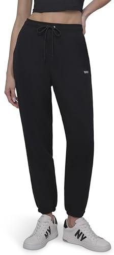 DKNY Damen Mini Stud Logo Relaxed Jogger Sweatpants