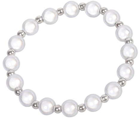 YUGSHNKFC Elastisches Perlenarmband Elegant Leuchtendes Armband Harz Textur Handgelenk Accistories Für Frauen Formelle Veranstaltung Casual Outfits Harz Charme