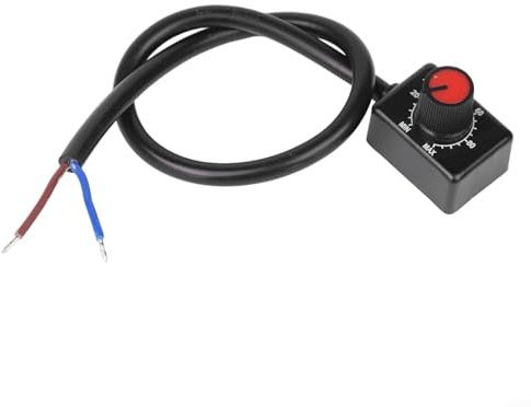 Volakebeing Variateur d'intensité LED 0-10 V 1-10 V basse tension contrôle passif pour lumières LED à intensité variable 2000 W bouton poussoir noir compact 32 x 23 x 32 mm (1 pièce)