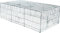Trixie 62451 natura Freilaufgehege mit Abdeckung, verzinkt, 144 × 58 × 116 cm