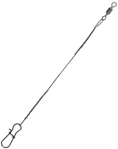 Stahlvorfach 1 Sicherheitswirbel+1 Duolock Agaffe 40cm 12kg