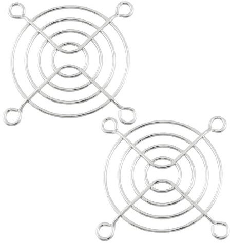 sourcing map 60mm Computer PC Case Fan Grill Protector Metal Finger Guard 2 Pcs