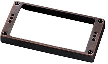 Schaller Tonabnehmer Zubehör Rahmen für Humbucker hoch 12,7mm Metall gebogen Chrom