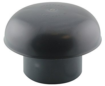 Chapeau de ventilation Ø 100 mm Ardoise avec Moustiquaire