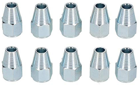 Femelle acier raccords tuyau frein 7/16x20tpi UNF 1/4 pour tuyau frein 10pc
