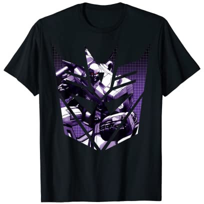 Decepticon Shield Megatron mit Transformers-Logo T-Shirt