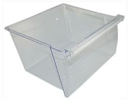 sparefixd Para Kitchenaid Side by Side nevera congelador cajón medio contenedor