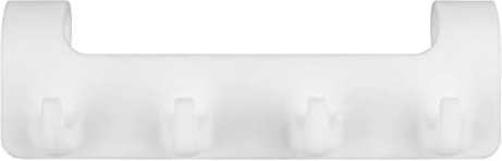 WENKO Hakenleiste für Handtuchheizkörper, Aufhängung im Bad für Handtücher und Bademäntel, 19,7 x 6,2 x 6 cm
