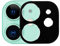 Protezione per fotocamera in metallo per iPhone 11, colore: nero