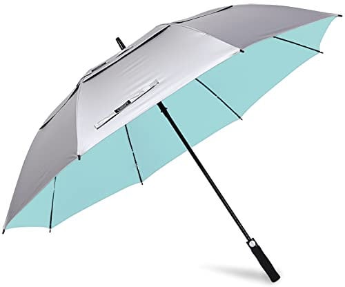 G4Free 54/62/68/72 Inch UV Protection Golf Umbrella Auto Open Vented Double Canopy Extra Large Windproof Umbrella Oversize Sun Umbrellas