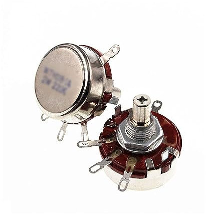 5pcs wth118-1a 2W Rotary Potentiometer,3.3K Ohm