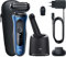 Braun Series 6 Elektrorasierer mit EasyClick-Präzisionstrimmer-Aufsatz, SensoFlex Rasierer Herren mit Reinigungsstation, Wet&Dry, Geschenk Mann, Made in Germany, 61-B7200cc, Blau