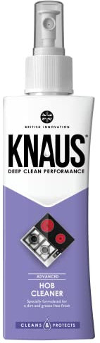 KNAUS HOB & KITCHEN CLEANER SPRAY – Effectively Removes Stubborn Grease & Grime to Deliver a Brilliant, Streak-Free Shine – Suitable for all types of Hobs & Countertops