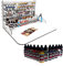 Silu- Vallejo Farben Neue Produktreihe Xpress Color, Set mit 24 Farben Plus Paint Station Vallejo mit Erweiterung für Citadel-Farben, Organizer für Acrylfarben (Ink + ACV50)
