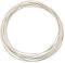 Rebower Fibre Verre Manchon Câble Isolé Protection Tube [pour Applications à haute Température] - 9,84 pieds-3mm / Blanc