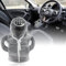 SXCCNW Auto Schaltknauf Abdeckung, Schaltknauf Abdeckung, Schaltknauf überzug Schaltknauf Hoodie Abdeckung Car Shifter Hoodie für Auto Schalthebel Dekoration 15 x 13 cm Grau