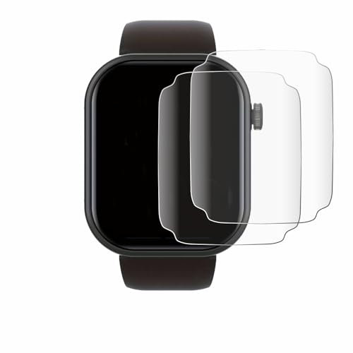 brotect 3D Curved Screen Protector compatible with Smartwatch IDW13 / IDW15 / IDW19 1.8 (2 Pack) - Full Screen Coverage