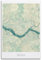RTAG Vintage-Karten-Poster, Korea, Seoul, Poster, dekorative Malerei, Leinwand, Wandposter und Kunstdruck, moderne Familienschlafzimmer-Dekoration, Poster, 40 x 60 cm