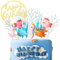 12 Pcs Sea Birthday Cake Topper,Sea Cake Toppers 3D Ocean Theme Cake Decoration Toppers,Ocean Animal Cake Toppers for Kids Boy Girl Baby Shower Birthday Party Supplies