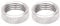 10PCS M6 M8 M10 M12 M14 M16 M18 M20 Feingewinde 304 Edelstahl GB812 Gerändelt Runde Hand fest Rändelmutter (Color : Silver, Size : M12x1.5)
