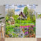 ANHOPE Natur Garten Haus Hirsch Gardinen Blickdichte Thermo Vorhänge mit Ösen Weich Vorhang Blackout Curtain Wohnzimmer Schlafzimmer Verdunklungsvorhänge 2er Set H 183 x B 117 cm