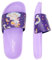 Torotto Unisex-Kinder Badeschlappen Sommer Flache Hausschuhe Badesandalen rutschfest Schlappen Badeschuhe(Lila Einhorn, 32/33EU)