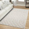 carpet city Teppich Kurzflor Wohnzimmer - Beige - 200x290 cm Rechteckig - Ornament, Marokkanisch - 3D-Effekt - Moderne Teppiche Flachflor Schlafzimmer, Esszimmer